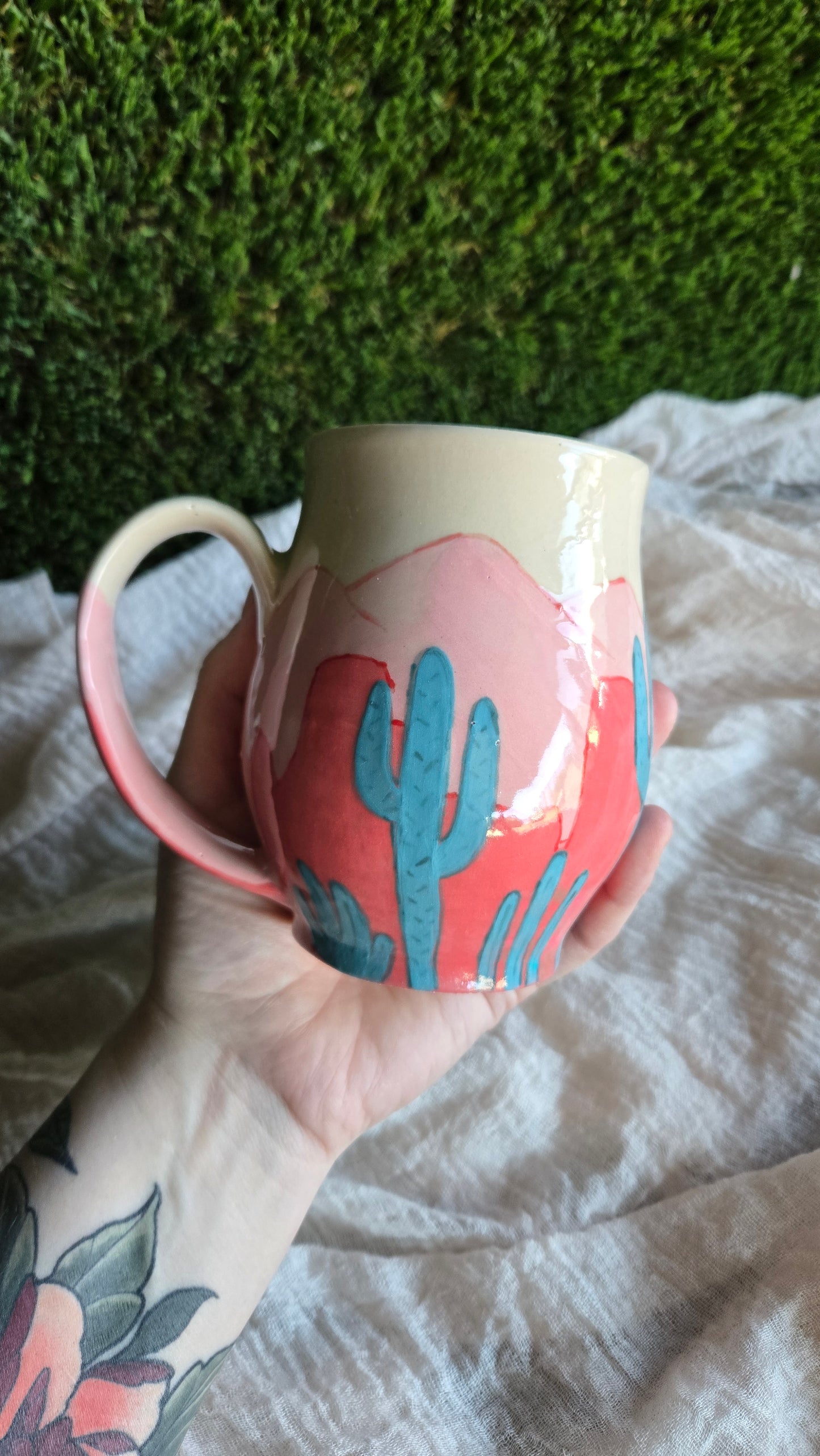 Medium Mug - Turquoise Painted Desert