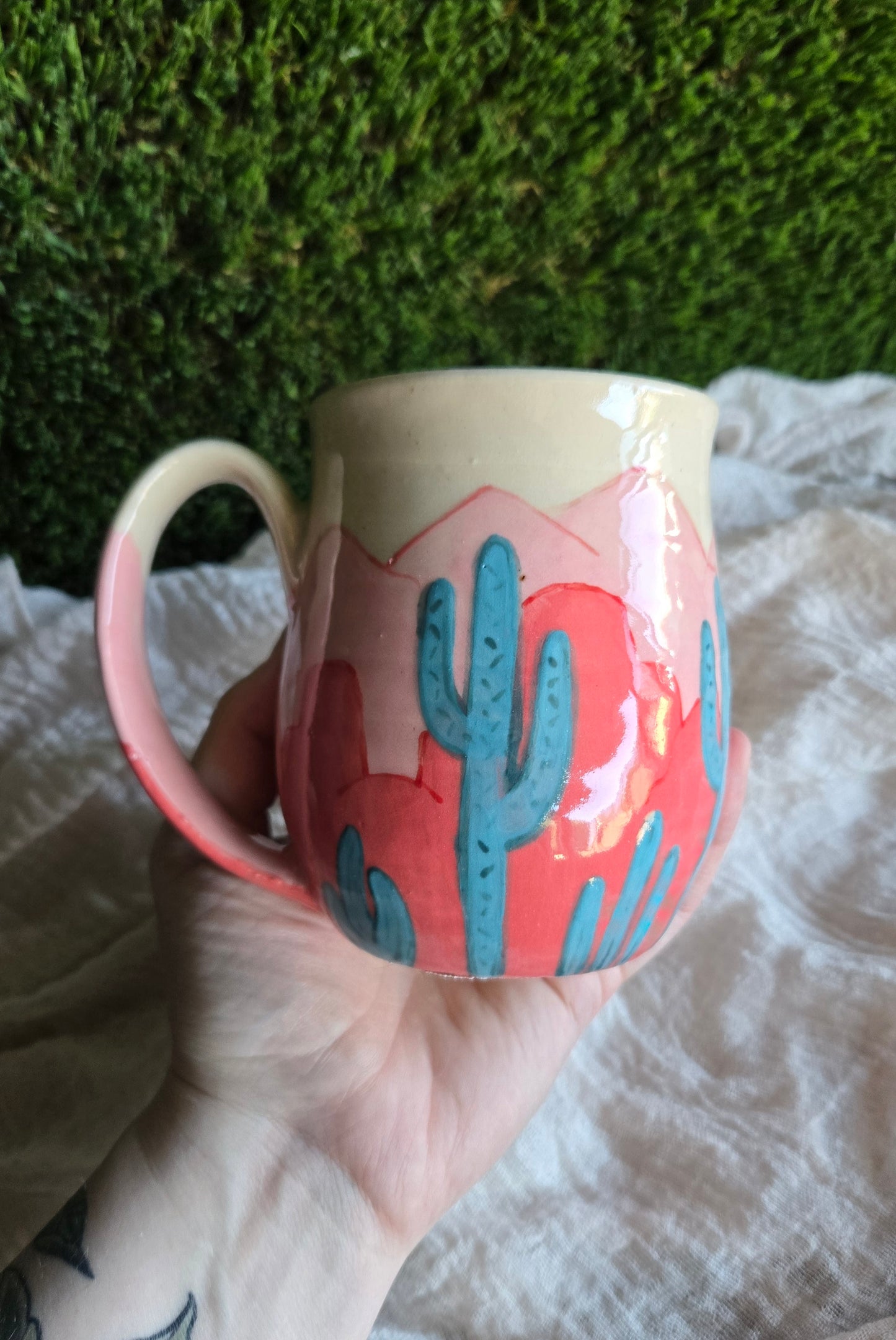 Medium Mug - Turquoise Painted Desert