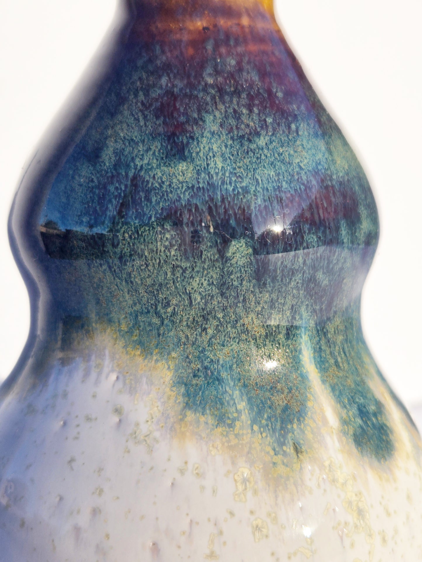 Oil Bottle in Crystal Oil Slick