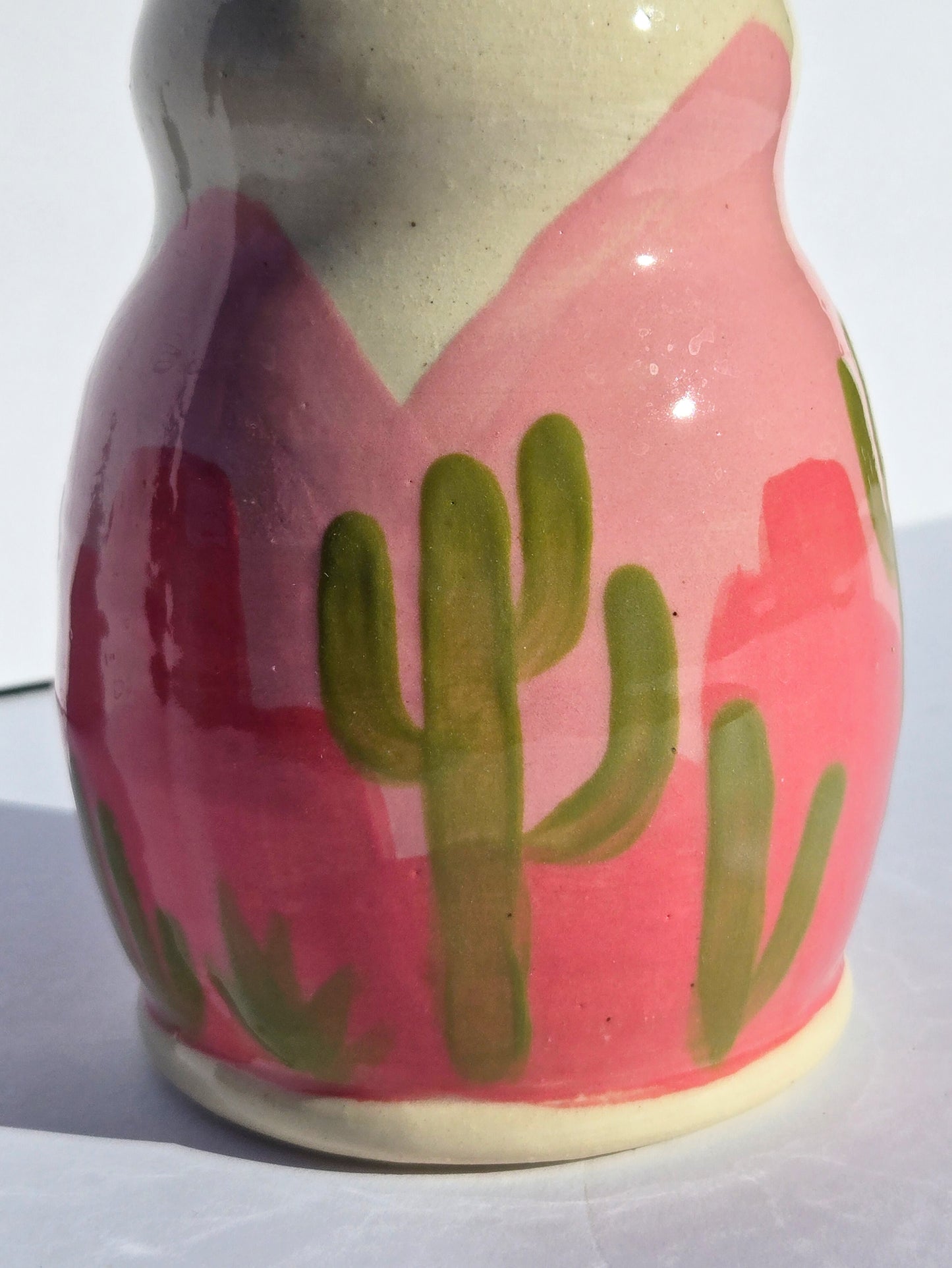 Oil Bottle in Desert Dusk
