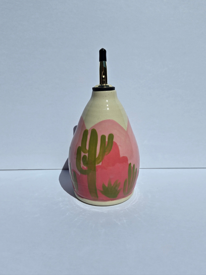 Oil Bottle in Desert Dusk