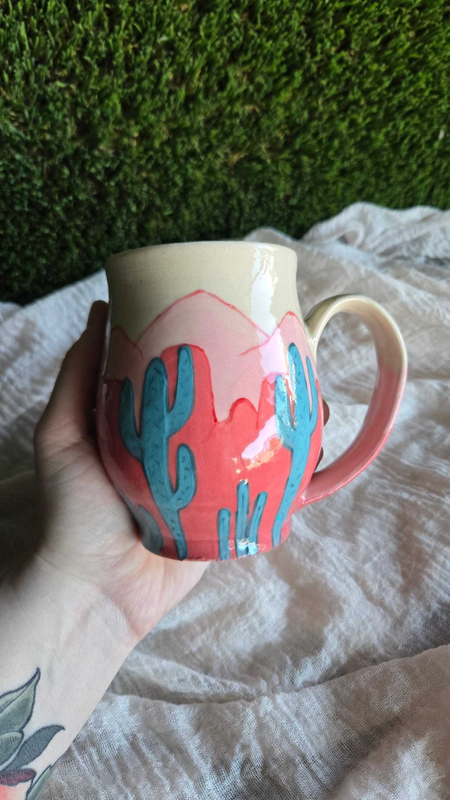 Medium Mug - Turquoise Painted Desert