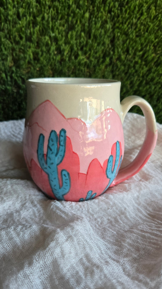 Medium Mug - Turquoise Painted Desert
