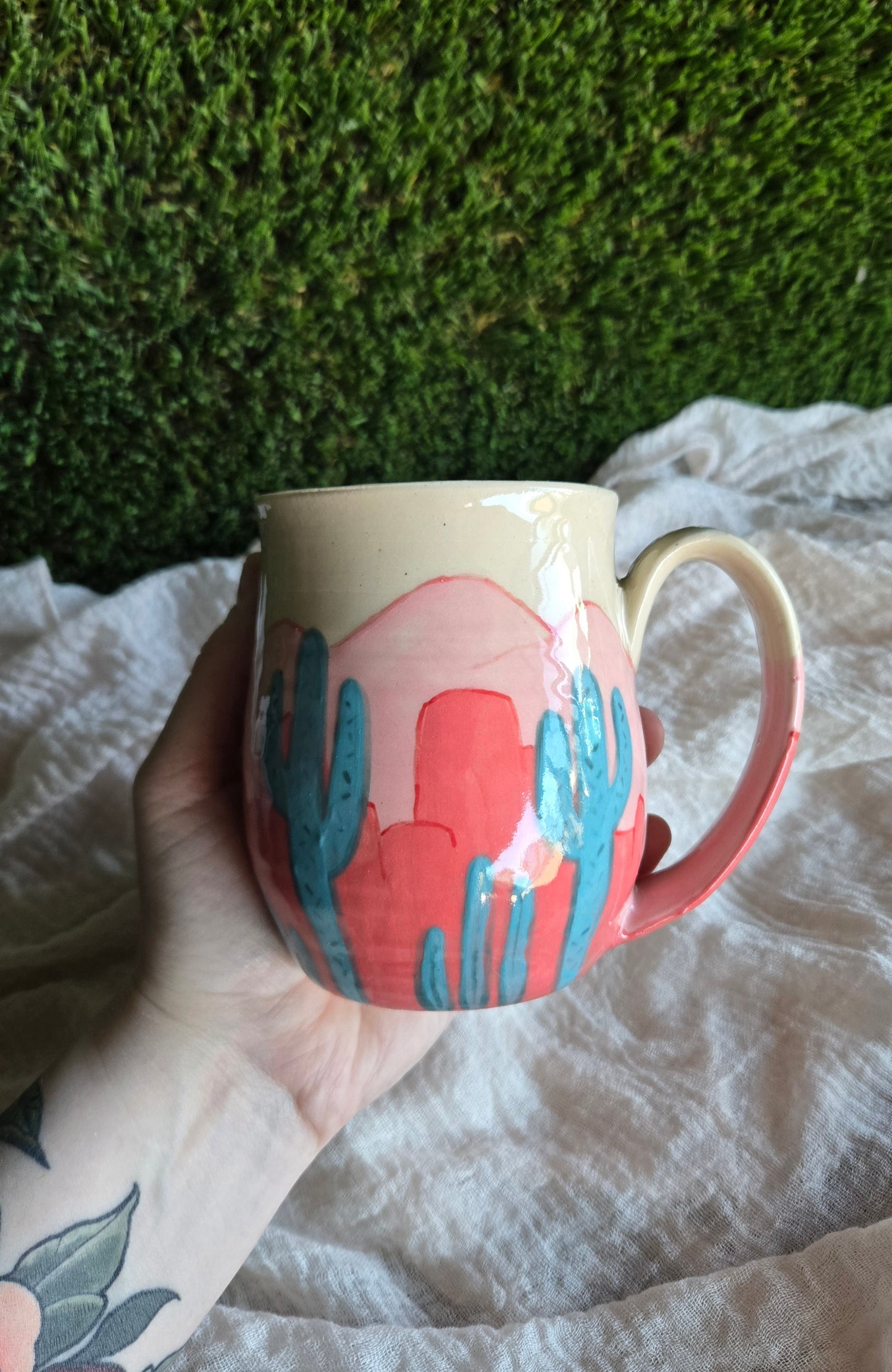 Medium Mug - Turquoise Painted Desert