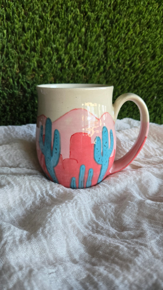 Medium Mug - Turquoise Painted Desert