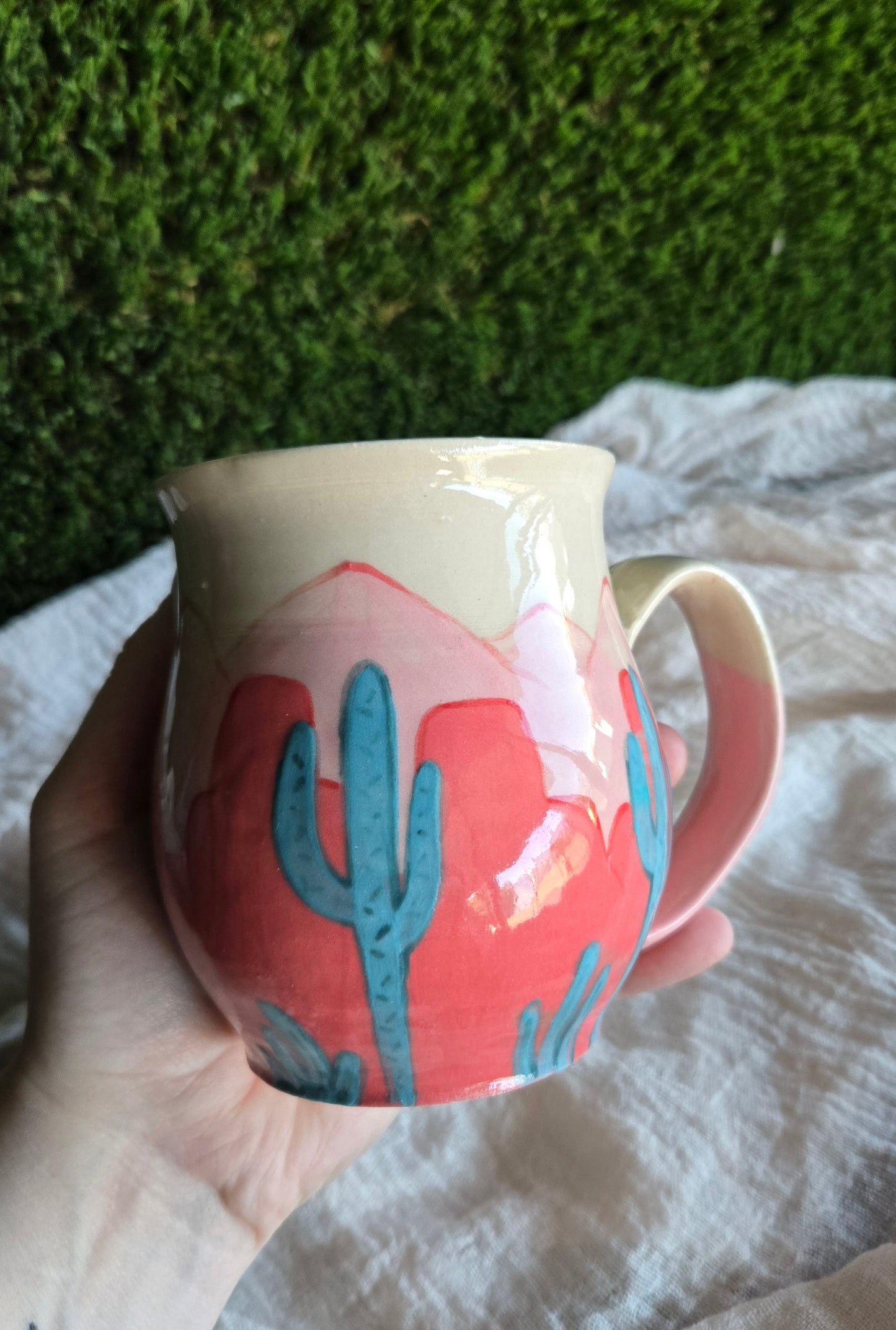 Medium Mug - Turquoise Painted Desert