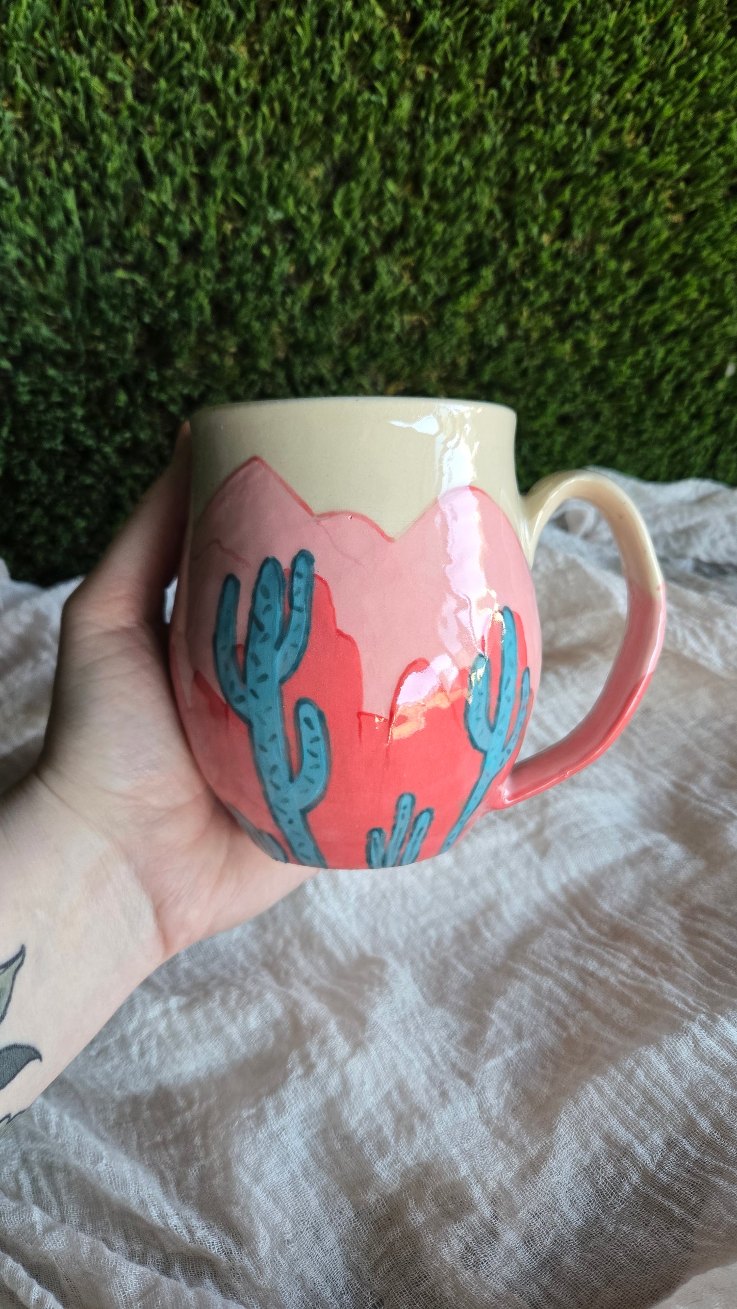 Medium Mug - Turquoise Painted Desert