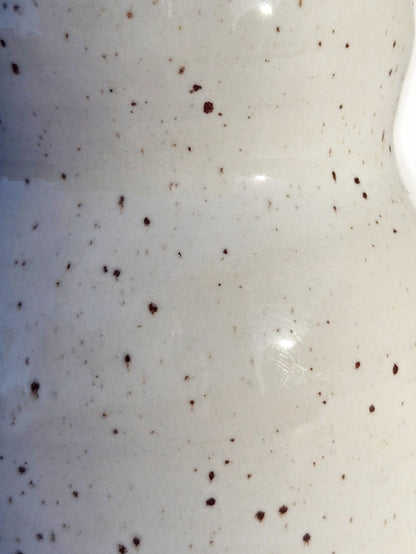 Oil Bottle in Speckled White